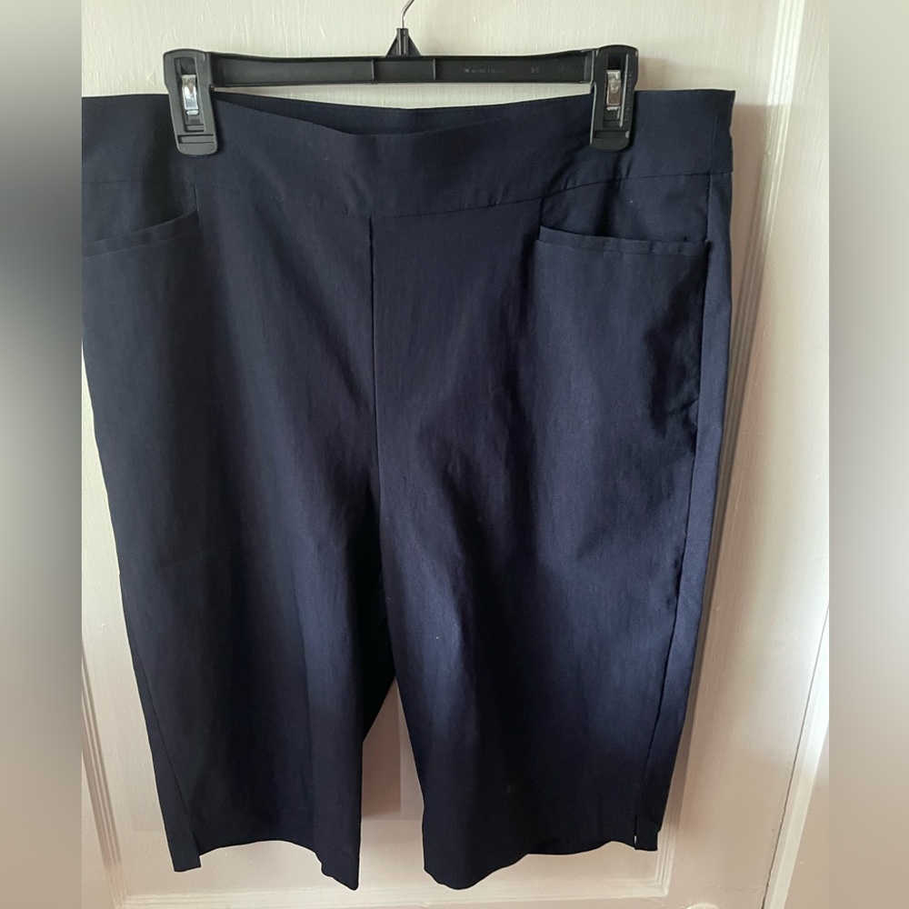 Chico’s size 2.5 Women's Navy Shorts, like new